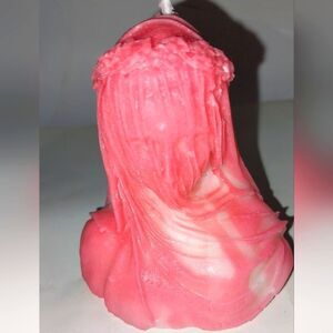 Hand crafted limited edition veiled Lady candle
